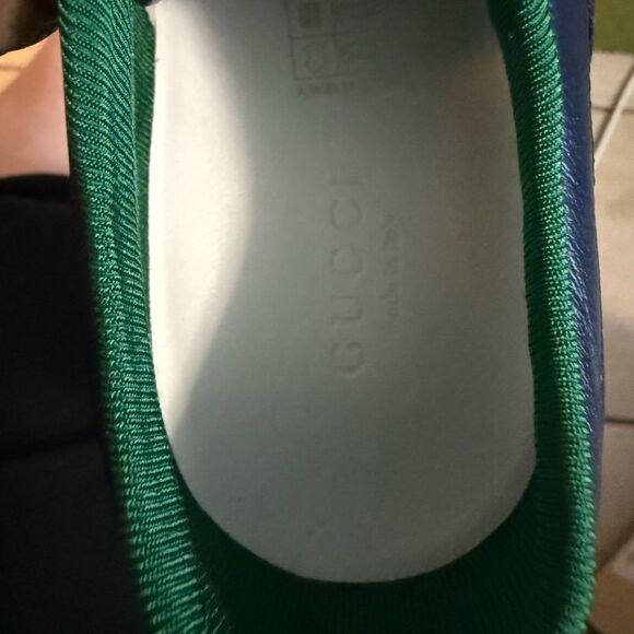 Brand new with box Gucci Kids Navy leathers sneakers size 2 - Picture 6 of 7